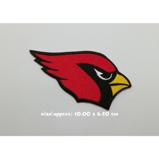 ตัวรีดติดเสื้อ Americasn football Arizona Cardinals ตกแต่งเสื้อผ้า แจ๊คเก็ต Embroidered Iron on Patch  DIY