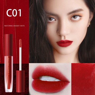 LINNSZ LIP GLAZE ลิปสติกเนื้อกำมะหยี่ ติดทนนานริมฝีปากดูอวบอิ่ม มีให้เลือก 5 เฉดสี