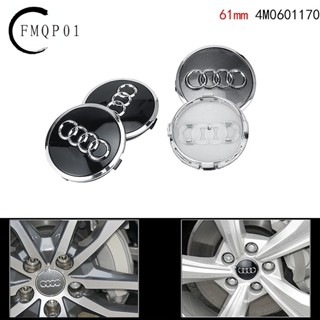 ฝาครอบดุมล้อรถยนต์ 61 มม. 4 เมตร อุปกรณ์เสริม สําหรับ Audi A3 A4 A5 A6 A7 A8 S4 S6 Q5 Q7 4 ชิ้น0601170