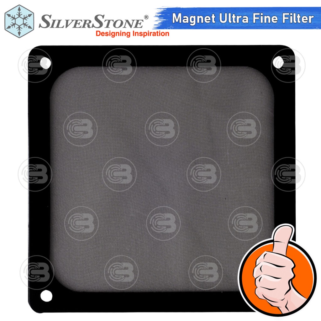 coolblasterthai-กรองพัดลมละเอียด-fan-filter-120-mm-magnet-silverstone-ultra-fine-ff123b