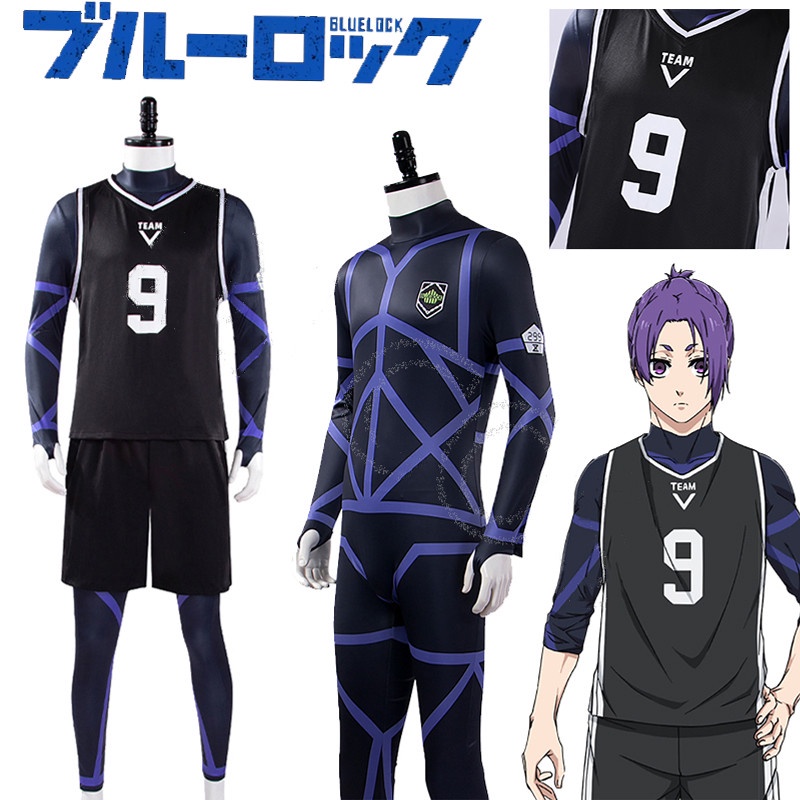 เสื้อกีฬาคอสเพลย์-ชุดยูนิฟอร์มทีมฟุตบอล-reo-mikage-สีม่วง