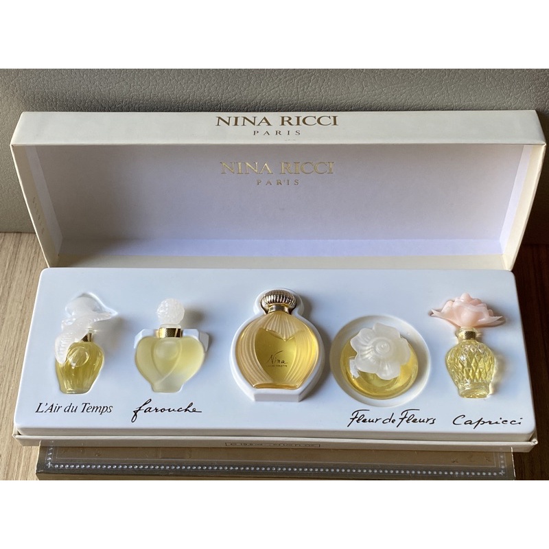 COFFRET NINA RICCI AVEC 5 MINIATURES EXTREMELY RARE. | Shopee Thailand