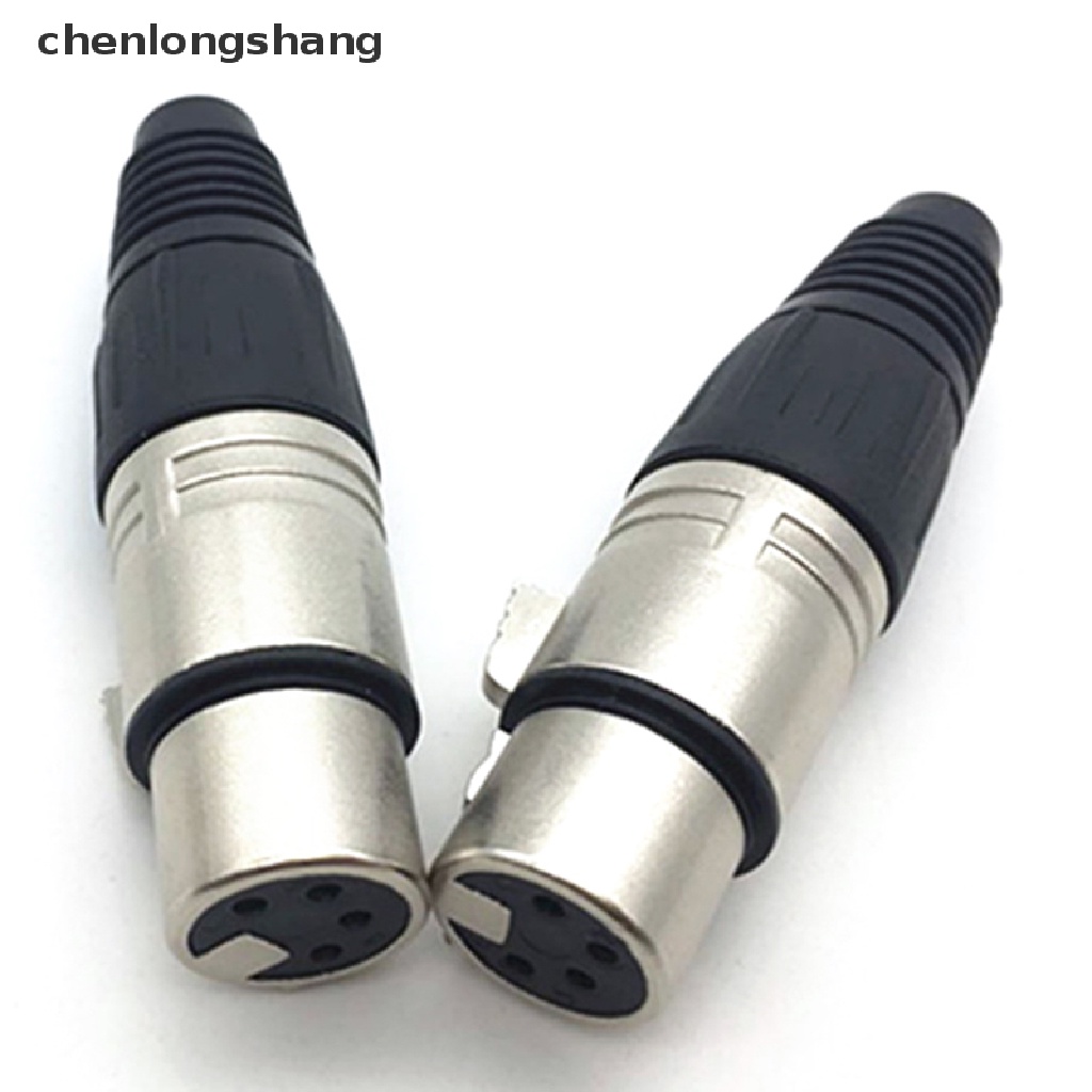 chenlongshang-ปลั๊กซ็อกเก็ตเชื่อมต่อเสียงไมโครโฟน-ตัวผู้-ตัวเมีย-xlr-3p-4p-5p-สําหรับ-canon-1-ชิ้น