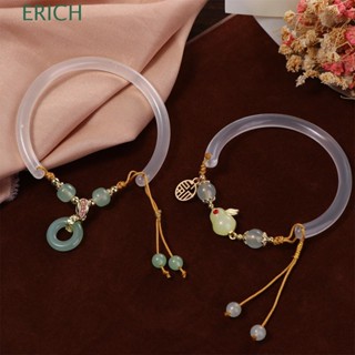 Erich สร้อยข้อมือ จี้หยกเทียม คลาสสิก ของขวัญ เครื่องประดับแฟชั่น สําหรับผู้หญิง
