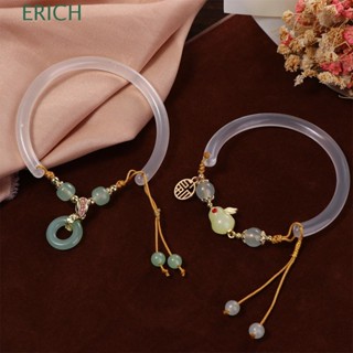 Erich สร้อยข้อมือ จี้หยกเทียม คลาสสิก ของขวัญ เครื่องประดับแฟชั่น สําหรับผู้หญิง