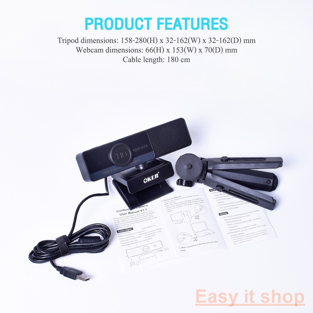 กล้องwebcam-oker-web-camera-full-hd-webcam-hd928