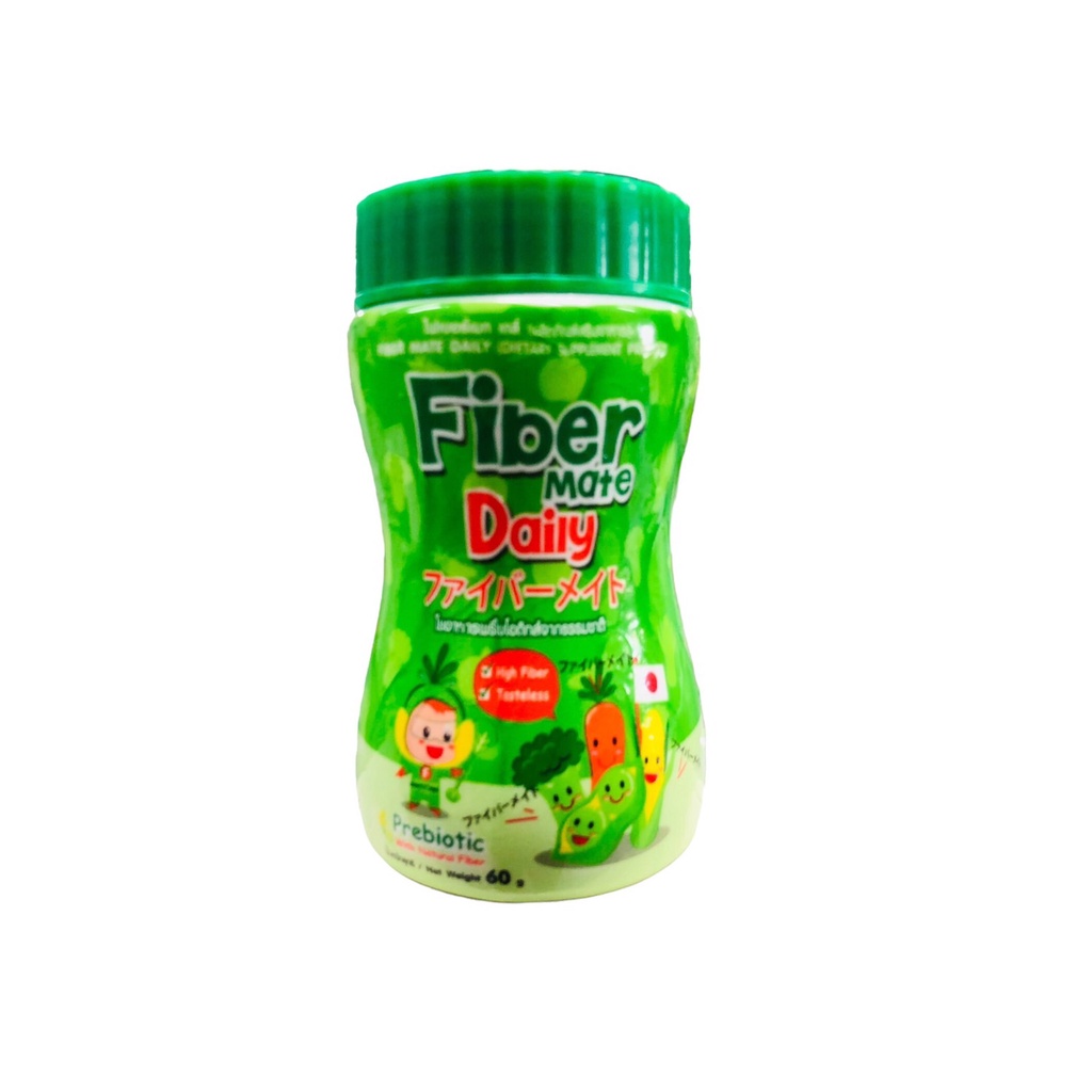 ภาพหน้าปกสินค้าFiber Mate Daily Fibermate 60 g ไฟเบอร์ เดลี่ 60 กรัม 1 กระปุก จากร้าน nongrx บน Shopee