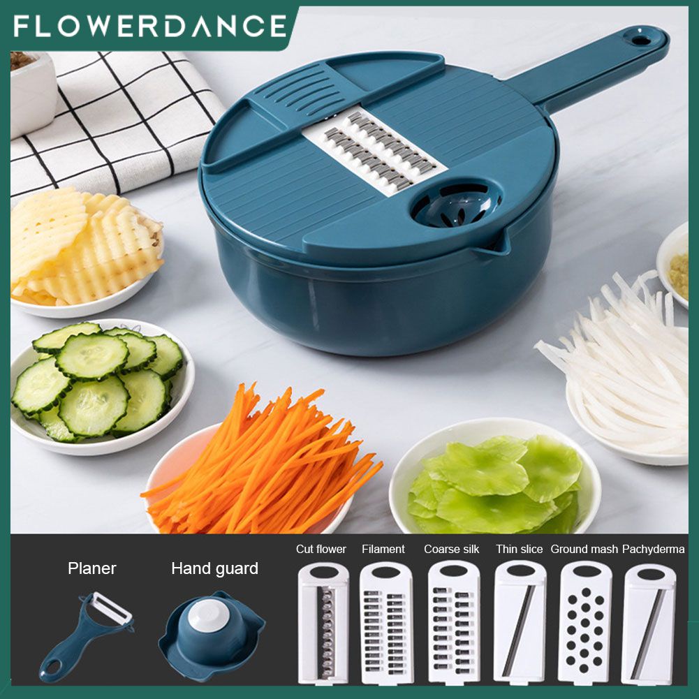12-in-1-multifunction-shredder-ผักผลไม้-peeler-slicer-ครัวเปียกตะกร้าเครื่องตัดผักชุดตะกร้าระบายน้ำที่ถอดออกได้เครื่องมือห้องครัว-flowerdance