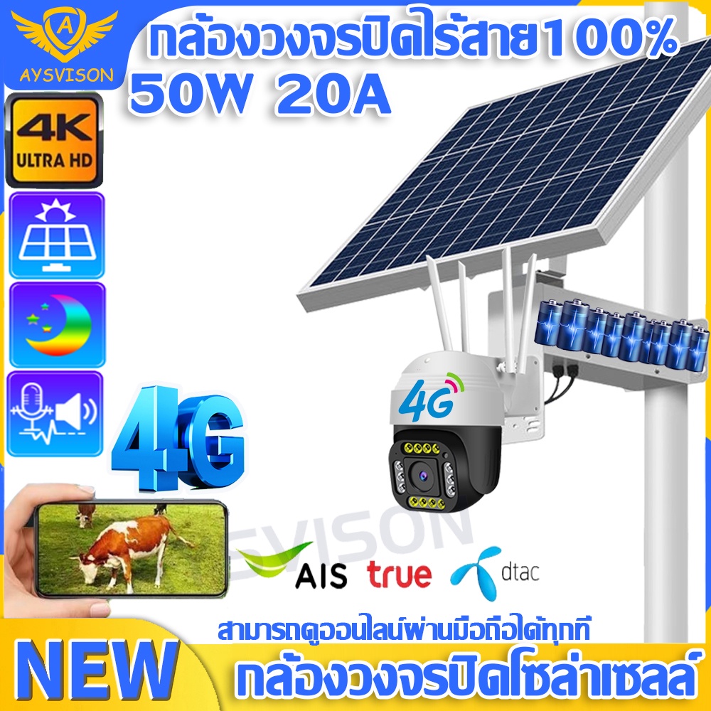 4g-50w-20000mah-กล้องวงจรปิดโซล่าเซลล์-กล้องวงจรปิดใส่ซิม-6-0ล้านพิกเซล-กล้องวงจรปิดไร้สาย-กล้องวงจรปิด-ค่าไฟ0บาท-กล้องว