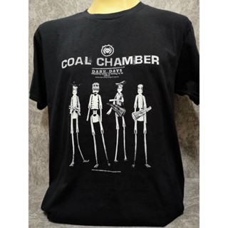 เสื้อยืดเสื้อวงนำเข้า Coal Chamber Dark Days Limp Bizkit Papa Roach Korn Nu Metal Rap Style Vintage T-Shirt_31