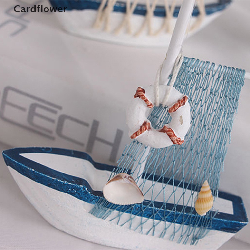 lt-cardflower-gt-1pc-cute-mini-sailing-boat-model-nautical-home-decor-cloth-sailboat-model-flag-on-sale
