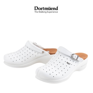 Dortmuend ProSeries Mule JF567 002-000 White รองเท้าสุขภาพ รองเท้าหุ้มหัวที่ห้องผ่าตัดเจาะจงเลือกใช้