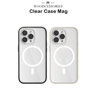 Woodcessories Clear Case Mag เคสกันกระแทกเกรดพรีเมี่ยมจากเยอรมัน เคสสำหรับ iPhone14Pro/14Promax(ของแท้100%)