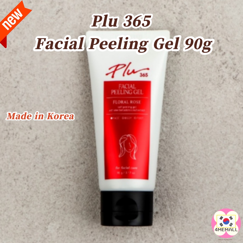 plu-365-facial-peeling-gel-floral-rose-90g-facial-scrub-dead-skin-removal-moisturizing-made-in-korea-daiso