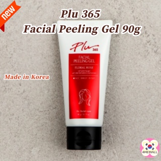 Plu 365 facial peeling gel (floral rose) 90g, facial scrub dead skin removal, moisturizing, Made in Korea daiso