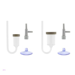 Aoto เครื่องนับฟองอากาศอะคริลิค CO2 ติดตั้งง่าย สําหรับปลูกต้นไม้ Tan