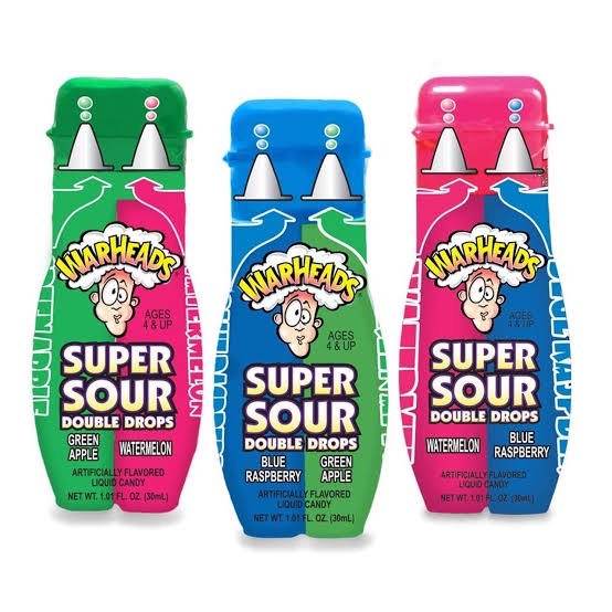 พร้อมส่งจากไทย-ขนม-usa-warheads-super-sour-double-drops