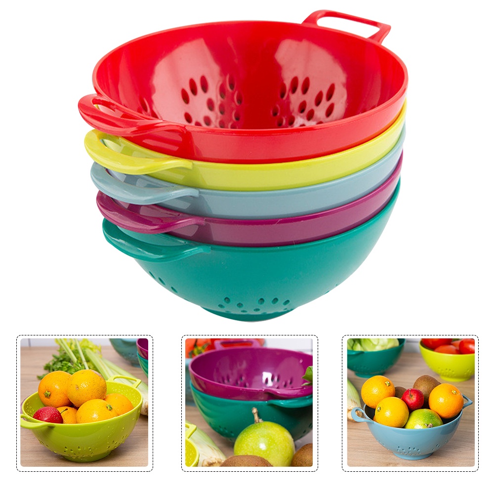 5pcs-creative-drain-basket-kitchen-fruit-vegetable-drying-basket-storage-basket