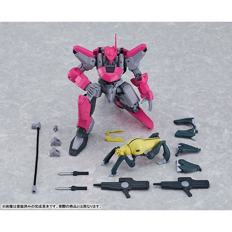 pre-order-จอง-moderoid-martian-successor-nadesico-aestivalis-ground-battle-frame-plastic-model