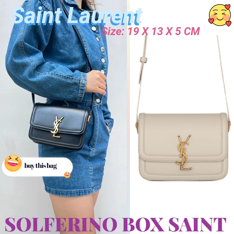 แซงต์โลรองต์-saint-laurent-solferino-box-saint-laurent-กระเป๋าสะพายหนังขนาดเล็ก