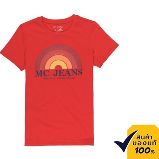 Mc Jeans เสื้อยืดผู้หญิง แขนสั้น สีแดง MTTZ24760$$$$เสื้อยืดอินเทรนด์_30