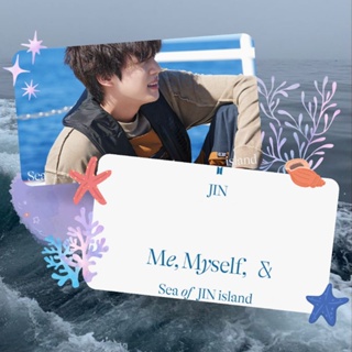 โฟโต้การ์ด BTS - Photo Folio Me, Myself, &amp; JIN "Sea of JIN Island" Photo Concept | โฟโต้การ์ด 7 ชุด 1 ชุด