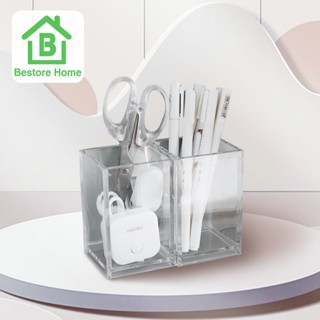 Bestore Home กล่องอะคริลิค กล่องจัดเก็บเครื่องสำอาง อุปกรณ์ต่างๆ กล่องใส่เครื่องเขียน แบบใส