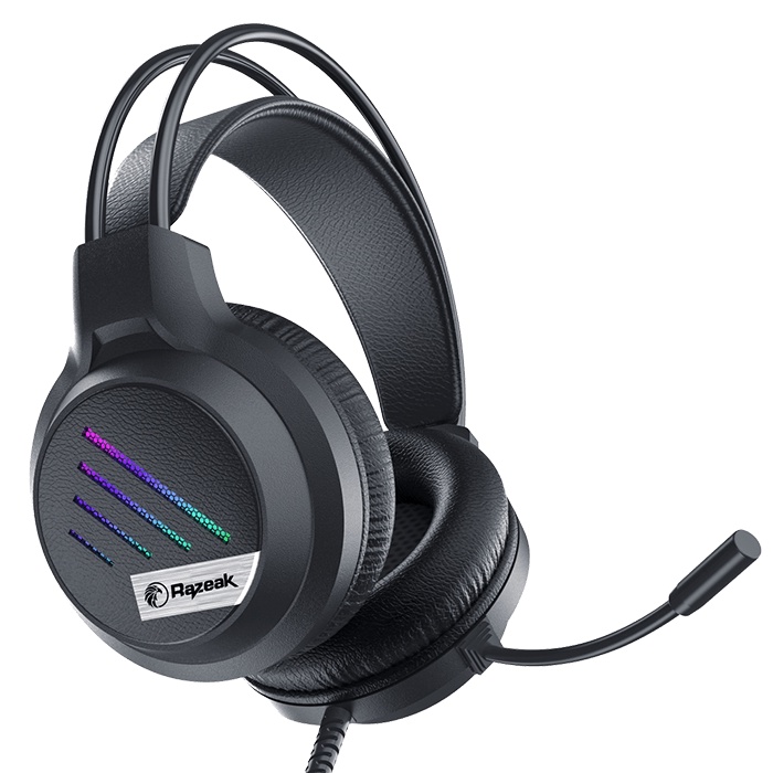 Razeak RH- X39 หูฟังเกมมิ่งเกียร์ SOFTWARE RGB LIGHT Gaming Headset E ...