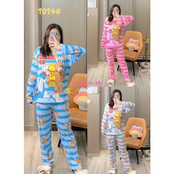 101ชุดนอนลายการ์ตูนไซต์ใหญ่แล้วจะรู้ว่าราคาถูกที่สุดในshoppee | Shopee ...