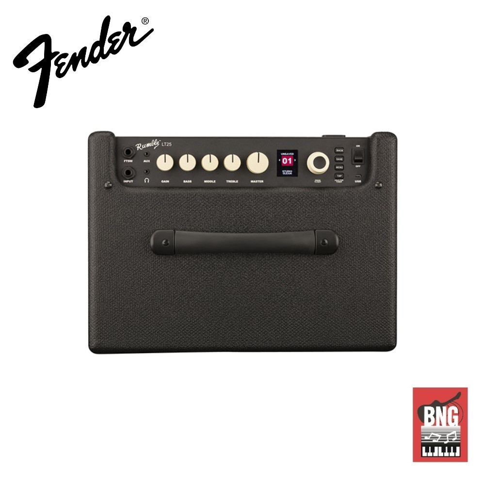 fender-rumble-lt25-แอมป์กีตาร์เบสไฟฟ้า-เสียงดี-เบสนแน่น-เอฟเฟคเพียบ