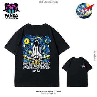 NASA ร่วมแบรนด์ Van Gogh Starry Sky ชุดเสื้อผ้านักบินอวกาศเสื้อยืดร้านเรือธงเว็บไซต์อย่างเป็นทางการผู้ชายและผู้หญิง_30