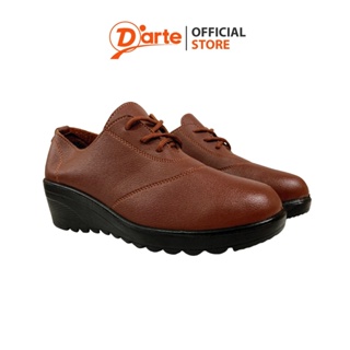 Darte (ดาร์เต้) รองเท้าหนัง รองเท้าผ้าใบ สีน้ำตาล รุ่น D65-20504