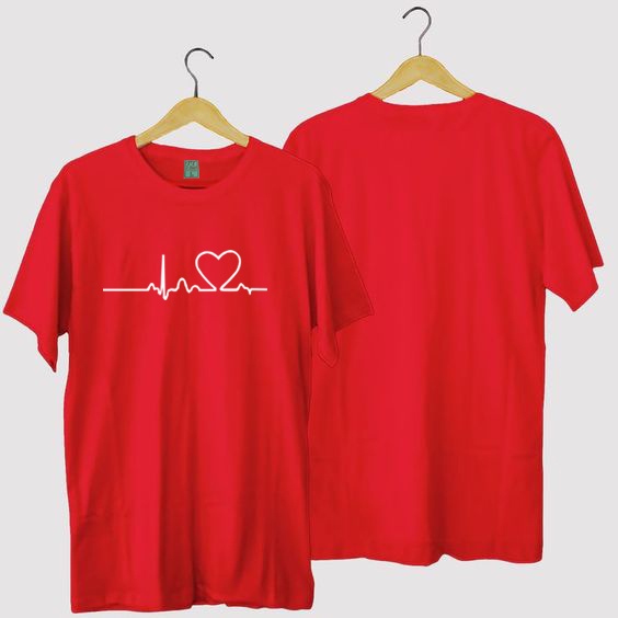 s-5xl-ผ้าฝ้าย-100-t-t-shirt-เสื้อยืดคู่รัก-ลายหัวใจ-น่ารักมาก-ยอดฮิตรุ่นขายดีที่สุด