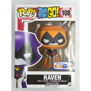 Funko Pop Teen Titans Go - Raven In Orange #108 (กล่องมีตำหนินิดหน่อย)
