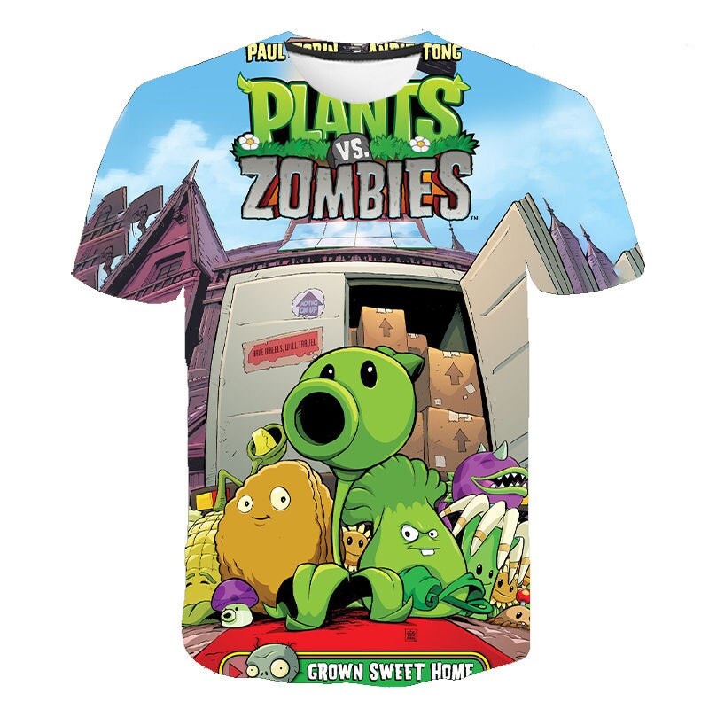 cloocl-ใหม่-เสื้อยืดแฟชั่น-พิมพ์ลาย-plants-vs-zombies-game-3d-สําหรับเด็กผู้ชาย-เด็กผู้หญิง