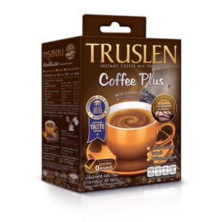 (((X3ฺ Box ))Truslen Coffee Plus (กล่อง 40 ซอง ) กาแฟสำเร็จรูป ทรูสเลน คอฟฟี่ พลัส(3กล่องx40ซอง)