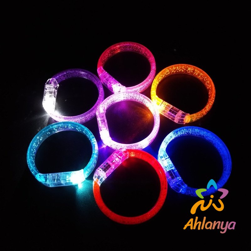 ahlanya-สายรัดแขน-พร้อมไฟ-led-6-สี-ใช้แบตเตอรี่-กำไลข้อมือ-charm-bracelets