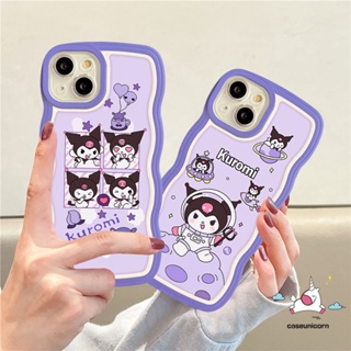 เคสโทรศัพท์มือถือแบบนิ่ม ลายการ์ตูนคุโรมิน่ารัก ขอบหยัก สําหรับ VIVO Y02 Y20 Y21 Y22 Y16 Y35 V20 V21 V25E Y75 V25 Y12 Y12s Y15s Y22s Y12i Y21s Y11 Y02s Y33s Y15 Y17 Y15A Y91 Y30 Y50 Y91C Y21T Y93