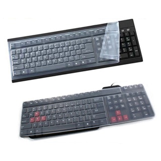 [B_398] 1Sheet Keyboard Protector Transparent Keys Antifouling Desktop Keyboard Film for Home