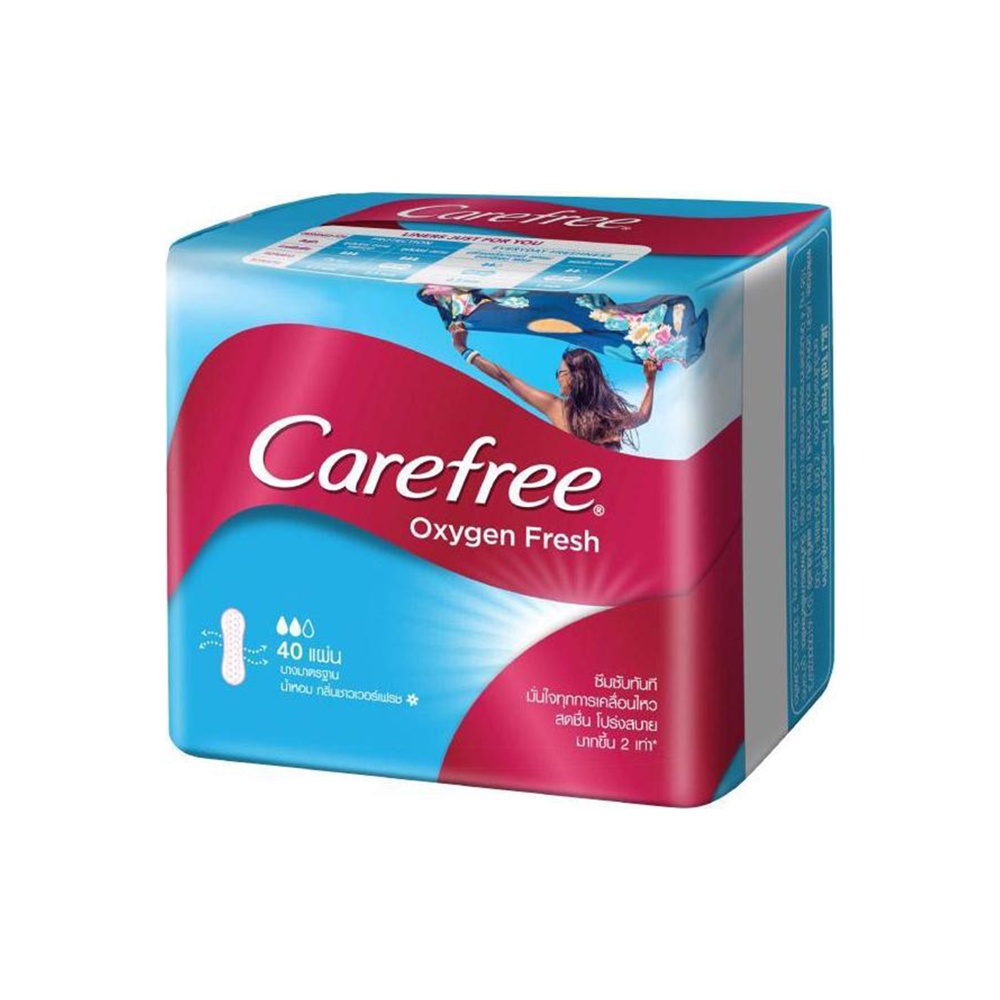 carefree-oxygen-fresh-super-dry-shower-fresh-ผ้าอนามัย-40pcs