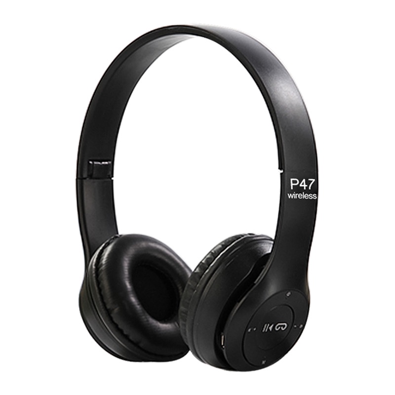 หูฟังบลูทูธ-ไร้สาย-ใส่เมมโมรี่-ฟังวิทยุf-m-bluetooth-headphone-stereo-รุ่น-p47