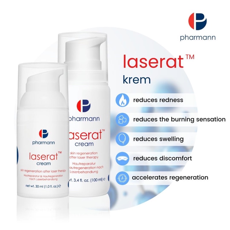 laserat-cream-pharmann-ครีมปลอบปลอมผิวหลังเลเซอร์-30ml