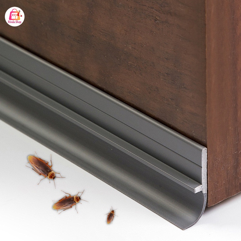 คิ้วกันแมลง-กันฝุ่น-คิ้วกาว-3m-ยาว1เมตร-สำหรับบ้านเรือนและห้องเช่า-รีสอร์ทตัดได้ตามขนาดของประตูในช่องว่าง-ยางกันแมลง