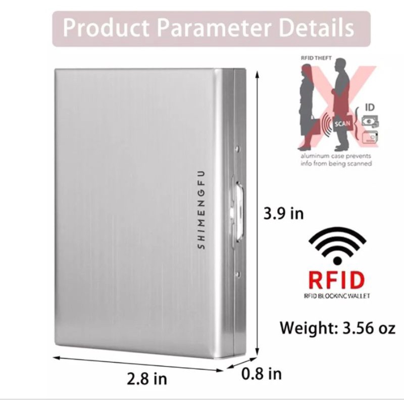 กล่องใส่นามบัตร-10-ใบ-ป้องกันคลื่นแม่เหล็กและการโจรกรรม-จุมากสุด-จุหลายใบ-ป้องกันคลื่น-rfid-stop