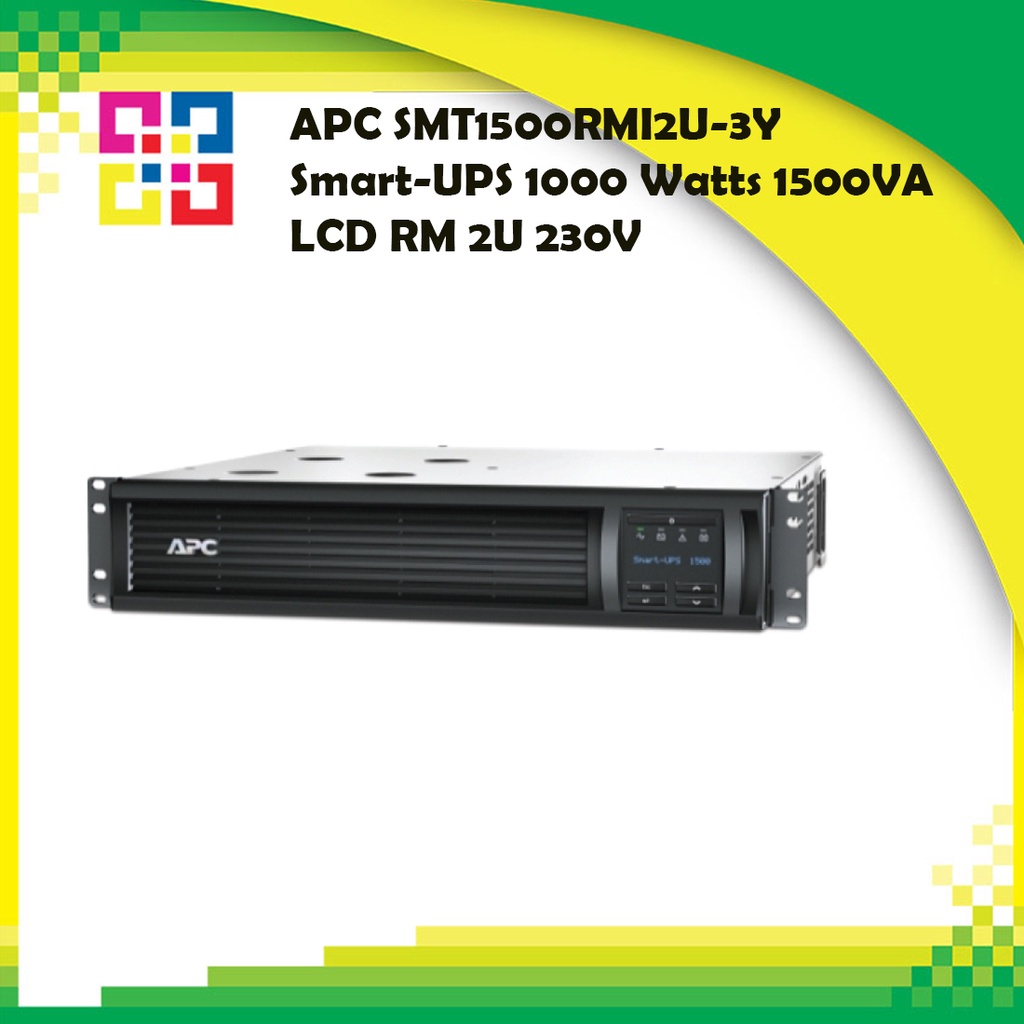 apc-smt1500rmi2u-3y-smart-ups-1000-watts-1500va-lcd-rm-2u-230v