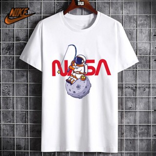 เสื้อครอปสายฝอ - Nike NASA เสื้อยืดแฟชั่นเสื้อยืด Unisex เสื้อเชิ้ตเสื้อยืดสําหรับผู้ชายผ้าฝ้ายกีฬา_22