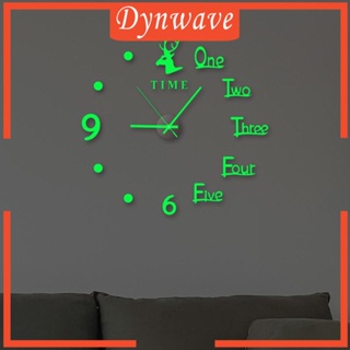 [Dynwave] สติกเกอร์นาฬิกาดิจิทัล เรืองแสง DIY สําหรับติดตกแต่งผนังบ้าน สํานักงาน