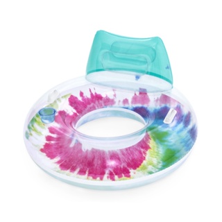 Bestway(เบสเวย์) ห่วงยาง Tie Dye Swim Tube 1.18 m x 1.17 m Toy Smart