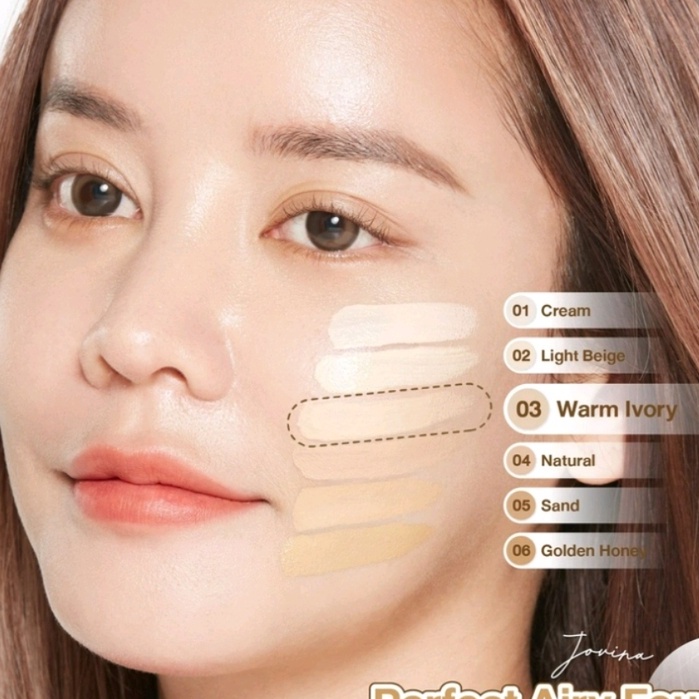 แบ่งขายรองพื้นรุ่นใหม่สุดๆจากคุณแก้ม-jovina-perfect-skin-airy-foundation