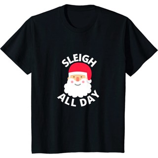 เสื้อยืด พิมพ์ลายซานตาคลอส Merry Christmas Humour เหมาะกับวันคริสต์มาส